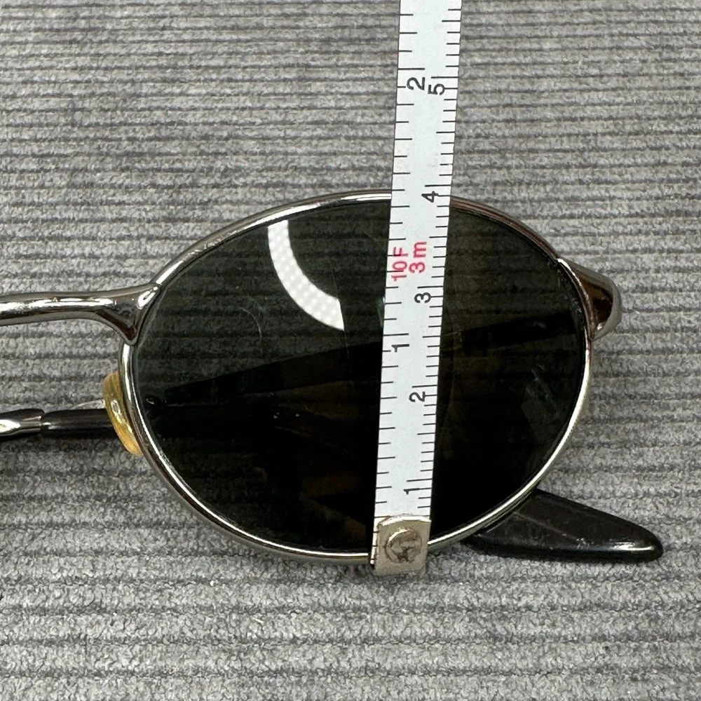 B&L Ray-Ban Vintage Oval Y2K Sunglasses Gunmetal W2839 PUAS Bausch & Lomb